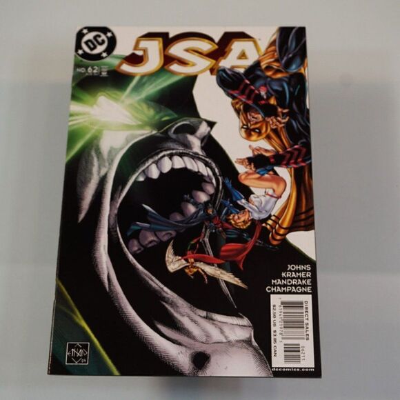 JSA  Justice Society of America #62 August 2004 Johns Kramer Mandrake Champagne - Picture 3 of 6